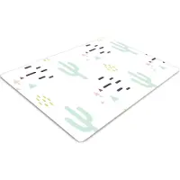 Decormat Stuhlunterlage Bürostuhlunterlage 120 cm x 90 cm Bodenmatte Bürostuhlunterlage - Kakteen