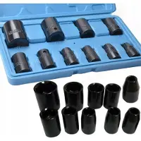 Falon Tech SCHLAGSCHRAUBER 1/2'' SCHRAUBENSCHLÜSSEL 8-27 mm 10-TEILIGES SET