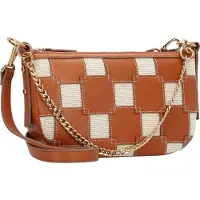 Fossil Umhängetasche Schultertasche Jolie Shoulder Bag Brown Patchwork braun