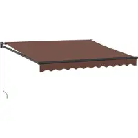 Syfax Markise Manuell Braun 300x250 cm