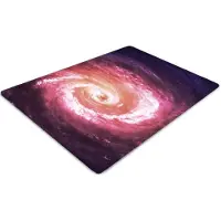 Decormat Stuhlunterlage Bürostuhlunterlage 120 cm x 90 cm Bodenmatte Bürostuhlunterlage - Kosmischer Wirbel