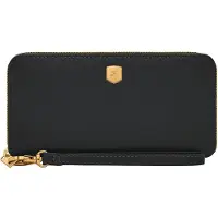 Fossil Geldbörse Lennox Zip Continental Wallet Black schwarz