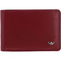 Golden Head Leder Geldbörse Polo RFID Protect Minischeintasche 1193 Rot dunkelrot