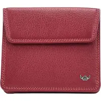 Golden Head Geldbörse Polo RFID Protect Billfold Coin Wallet With Front Flap Snap Closure Red rot