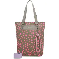 Fritzi aus Preußen Schultertasche Umhängetasche Wudy01 Canvas Tote Bag Spotty Pink mehrfarbig