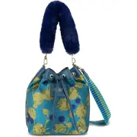 Oilily Handtasche Umhängetasche Bella Drawstring Bag Biscay Bay blau