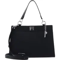 Lacoste Handtasche Umhängetasche Daily Lifestyle Top Handle Bag Noir schwarz