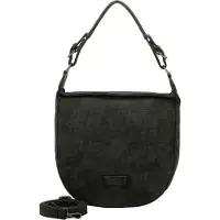 Fritzi aus Preußen Schultertasche Jazy01 Dotty Hobo Bag Black Idol dunkelgrau