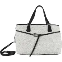 Gerry weber Handtasche Schultertasche Summer Walk Handbag LHZ Black hellgrau