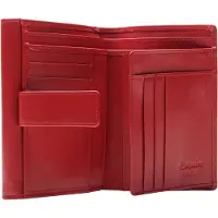 Esquire Geldbörse Silk 02 Wallet Red dunkelrot