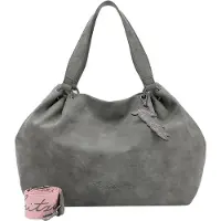 Fritzi aus Preußen Schultertasche Joshi01 Vintage Shopper Anthra grau