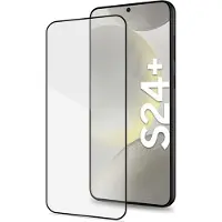 Celly Vollflächiger Displayschutz aus gehärtetem Glas für Galaxy S24+ 5G