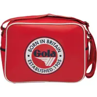 Gola Schultertasche Redford Classic Deep Red / White / Navy rot
