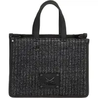 Sansibar Handtasche Umhängetasche Mini Tote Bag Black schwarz