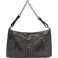 Replay Schultertasche Umhängetasche Shoulder Bag Washed Black anthrazit