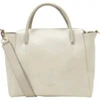 Marc O'Polo Leder Schultertasche Handtasche Taya Shopper Stone Grey hellgrau