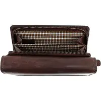 Bruno Banani Leder Geldbörse Lavato Wallet with Flap Brown braun