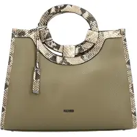 PICARD Handtasche Schultertasche Savona Handbag Khaki grün mehrfarbig