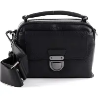 Saddler Leder Umhängetasche Handtasche Neptune Black schwarz