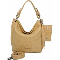 Fritzi aus Preußen Shopper Umhängetasche Vintage Fritzi01 Limited Hobo Honey Mustard senfgelb