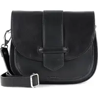 Saddler Leder Umhängetasche Charon Crossbody Bag Black schwarz