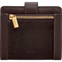 Fossil Geldbörse Harwell Small Tab Bifold Mink dunkelbraun