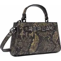 Replay Handtasche Umhängetasche Handbag Mil Green / Black / Khaki / Lt Green mehrfarbig