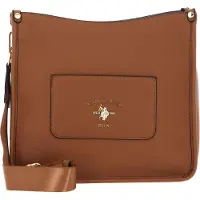 U.S. POLO ASSN. Schultertasche Umhängetasche Stanford Hobo Tan braun