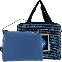 Gabs Leder Schultertasche Umhängetasche Calliope TG Ruga Stitching Oceano blau