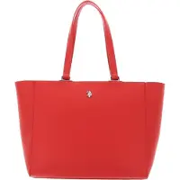 U.S. POLO ASSN. Schultertasche Shopper Jones Shopping Bag Coral rot