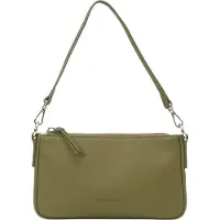 Marc O'Polo Leder Umhängetasche Fuana Crossbody Bag Cedar Green olivgrün