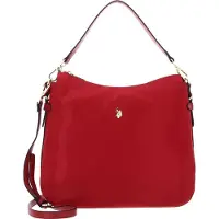 U.S. POLO ASSN. Handtasche Umhängetasche Houston Hobo Bag Red rot