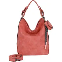 Fritzi aus Preußen Schultertasche Bitzi01 Jive Hobo Bag Warm Mandarin koralle