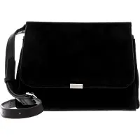 Saddler Leder Umhängetasche Uppsala Crossbody Bag Black schwarz