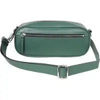 Cinque Leder Handtasche Schultertasche Diane Handbag Green grün