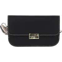 Decadent Leder Umhängetasche Schultertasche Tara Belt Bag Nappa Black schwarz