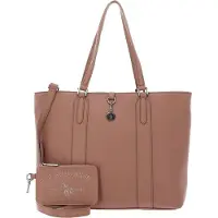 U.S. POLO ASSN. Shopper Umhängetasche Breezy Shopping Bag Powder altrosa