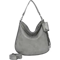 Fritzi aus Preußen Schultertasche Bitzi07 Jive Hobo Bag Metallic Shell taupe