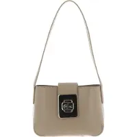 Lacoste Leder Schultertasche Amelia Shoulder Bag Viennois beige
