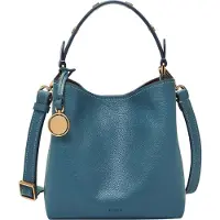 Fossil Umhängetasche Handtasche Jessie Bucket Crossbody Bag Drizzle blau