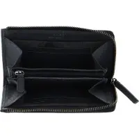 PICARD Leder Geldbörse Lesotho 1 Zip Wallet Black dunkelgrau