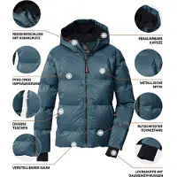 Killtec Kinder Skijacke KSW 210 Girls Quilted Jacket Blau 176