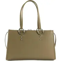 Lacoste Handtasche Schultertasche Celys Top Handle Bag Viennois hellbraun