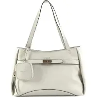 PICARD Handtasche Schultertasche Odeon Cityshopper White Lily weiß