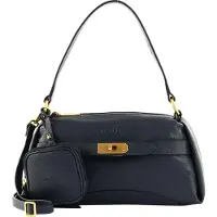 PICARD Leder Schultertasche Umhängetasche Odeon Hand Bag Ocean dunkelblau