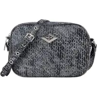 Replay Umhängetasche Crossbody Bag Washed Black + Black dunkelgrau