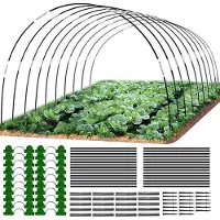 Markenlos Banden Folientunnelbogen für Folientunnel, Tunnelfolien, Gewächshausbänder, Glasfaser-Tunnelbogen für Hochbeet, Gartenbänder Hochbeet (30 Stück)
