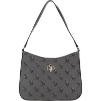 U.S. POLO ASSN. Schultertasche Hampton Hobo Bag Black schwarz