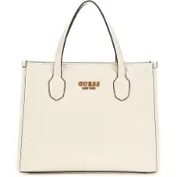GUESS Cabas Silvana 2 Tragetasche, Farbe: Bone