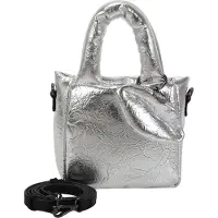 Buffalo Handtasche Umhängetasche Cosmo Boxy26 Crossbody Bag Silver silberfarben